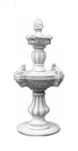 Stampo Fontana con rane
